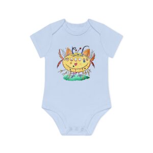 Body bébé bio manches courtes - Petit monstre drôle