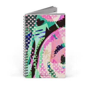 Cahier de notes - Jungle marine abstrait colorée