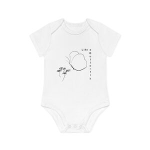 Body bébé bio manches courtes - Papillon Like a Butterfly