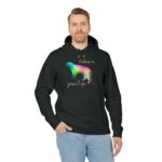 Sweat à capuche bio unisexe 350g motif panthère – design suisse Caciome Sweat à capuche bio unisexe noir 350g motif panthère – design suisse Caciome