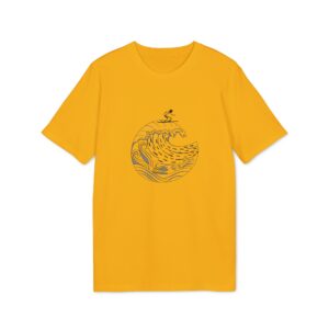 T-shirt bio unisexe - Surfeur stylisé