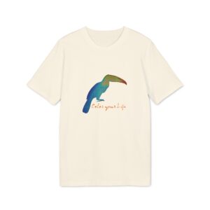 T-shirt bio unisexe - Toucan coloré moderne Color your life