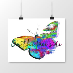 Poster horizontal premium - Papillon