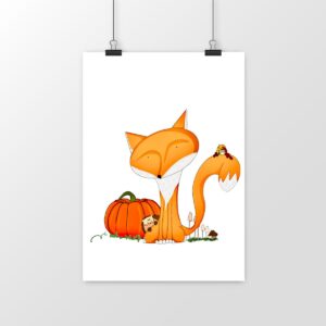 Poster vertical premium - Renard