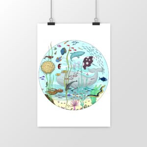 Poster vertical premium - Ocean World