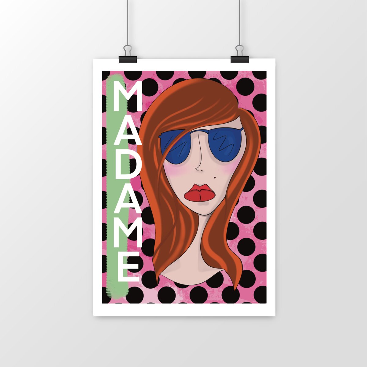portrait_0 Poster vertical premium - Madame