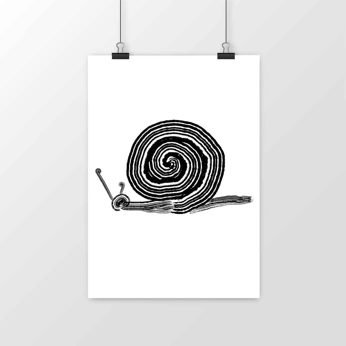 portrait_0 Poster vertical premium - Escargot