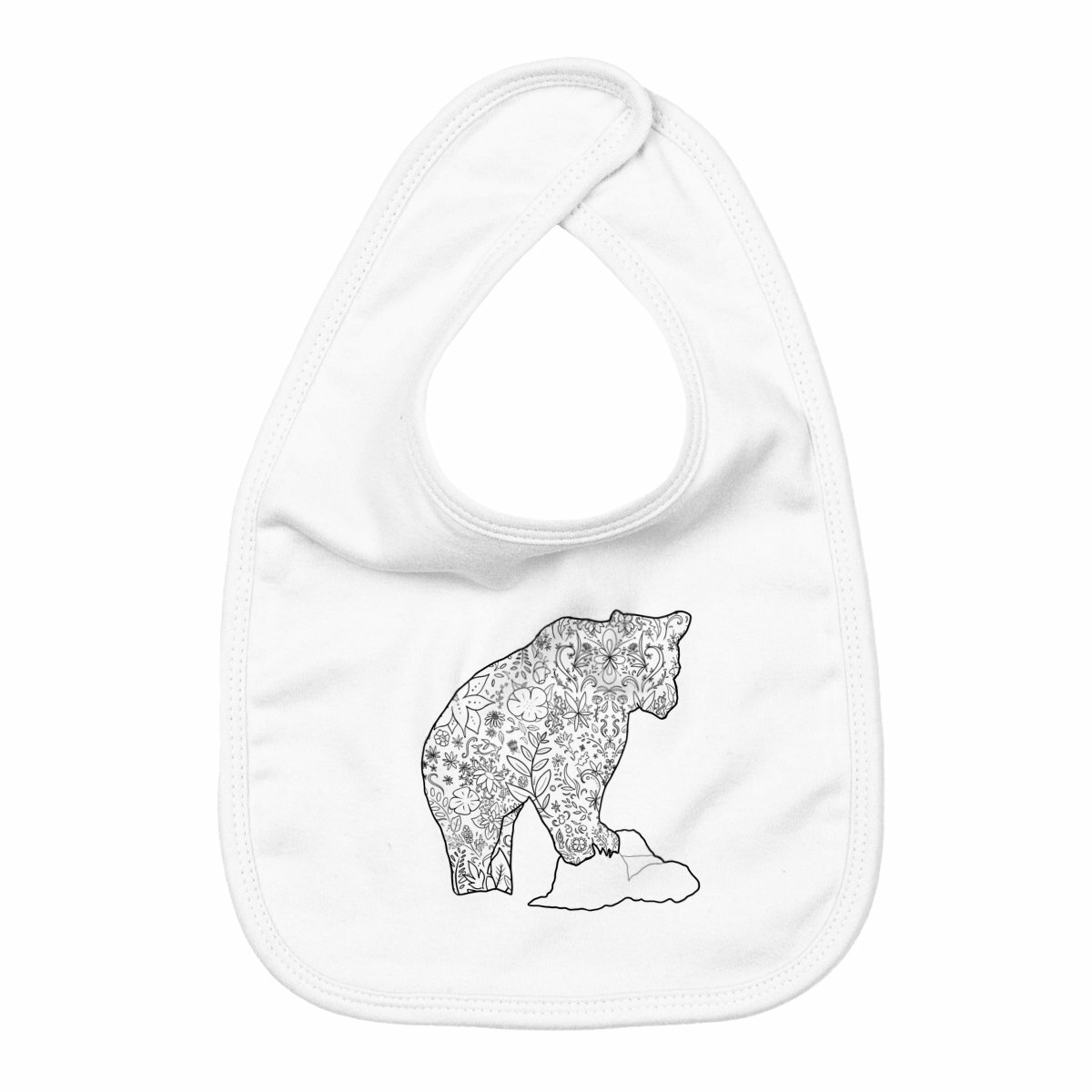 face_blanc_0 Bavoir Ours