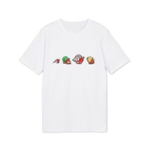 T-shirt bio unisexe - Famille de bernard-l’hermite marin rigolote