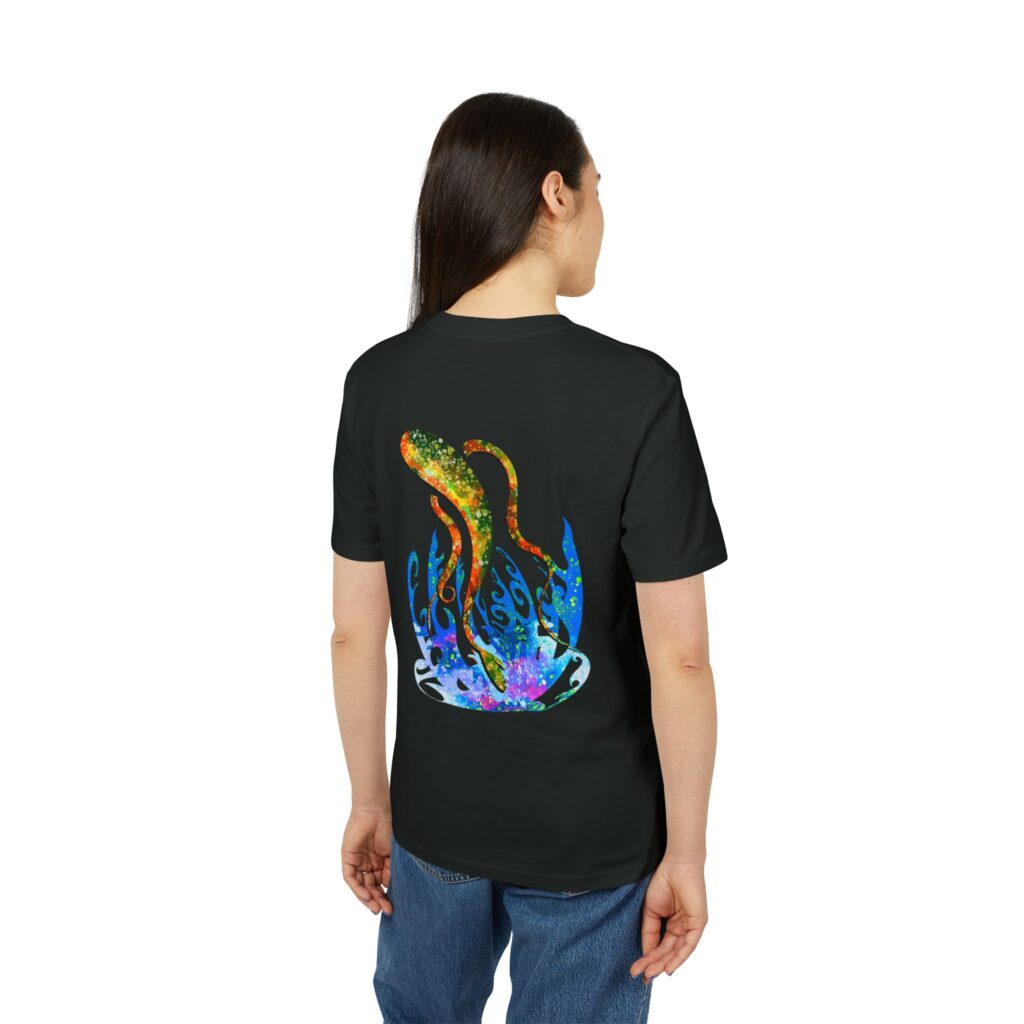 T-shirt bio unisexe - Jump Fish poissons asiatique
