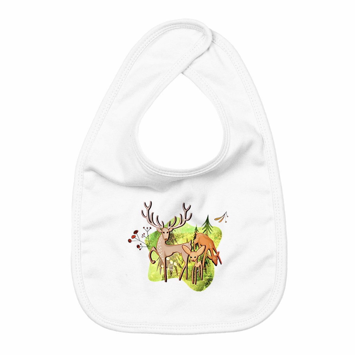 Bavoir Bio 200g/m² – Cerf family