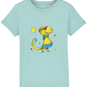 T-shirt enfant bio - T-Rex dinosaure rigolo