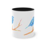 Tasse Mug avec motif oiseau bleu coloré, création originale suisse – Caciome Tasse Mug avec motif oiseau bleu coloré, création originale suisse – Caciome