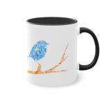 Tasse Mug avec motif oiseau bleu coloré, création originale suisse – Caciome Tasse Mug avec motif oiseau bleu coloré, création originale suisse – Caciome