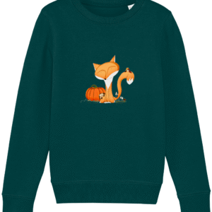 Sweat-shirt enfant bio - Renard animaux de la forêt mignons