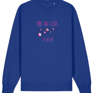 Sweat-shirt unisexe bio - Planètes roses Pink Planètes