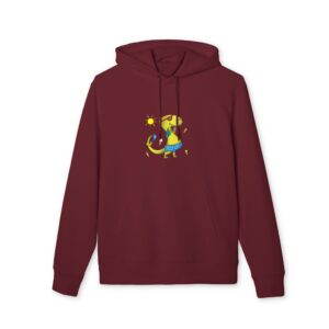 Sweat à capuche bio unisexe – T-rex
