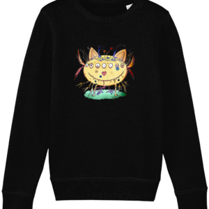 Sweat-shirt enfant bio – Monstre rigolo