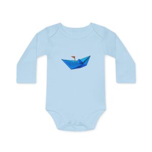Body bébé Bio manches longues - Bateau