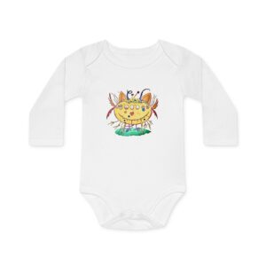 Body bébé bio manches longues - Petit monstre drôle