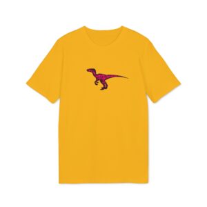T-shirt bio unisexe - Dinosaure rose moderne