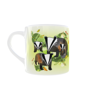 Tasse à café mini mug – Blaireaux animaux forêt