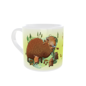 Tasse à café mini mug – Sangliers animaux forêt