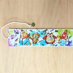 marque page hiboux peinture d