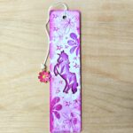 marque page licorne rose g