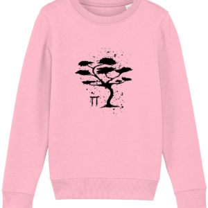 Sweat-shirt enfant bio – Arbre zen asiatique