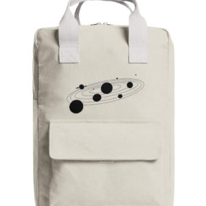 Sac à dos - Planètes solaire blanc noir