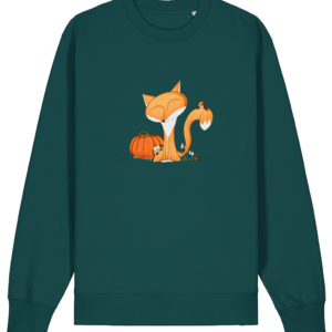 Sweat-shirt unisexe bio – Renard nature