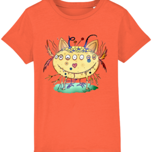 T-shirt enfant bio – Monstre drôle