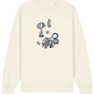Sweat-shirt enfant bio – Animaux marins mignons
