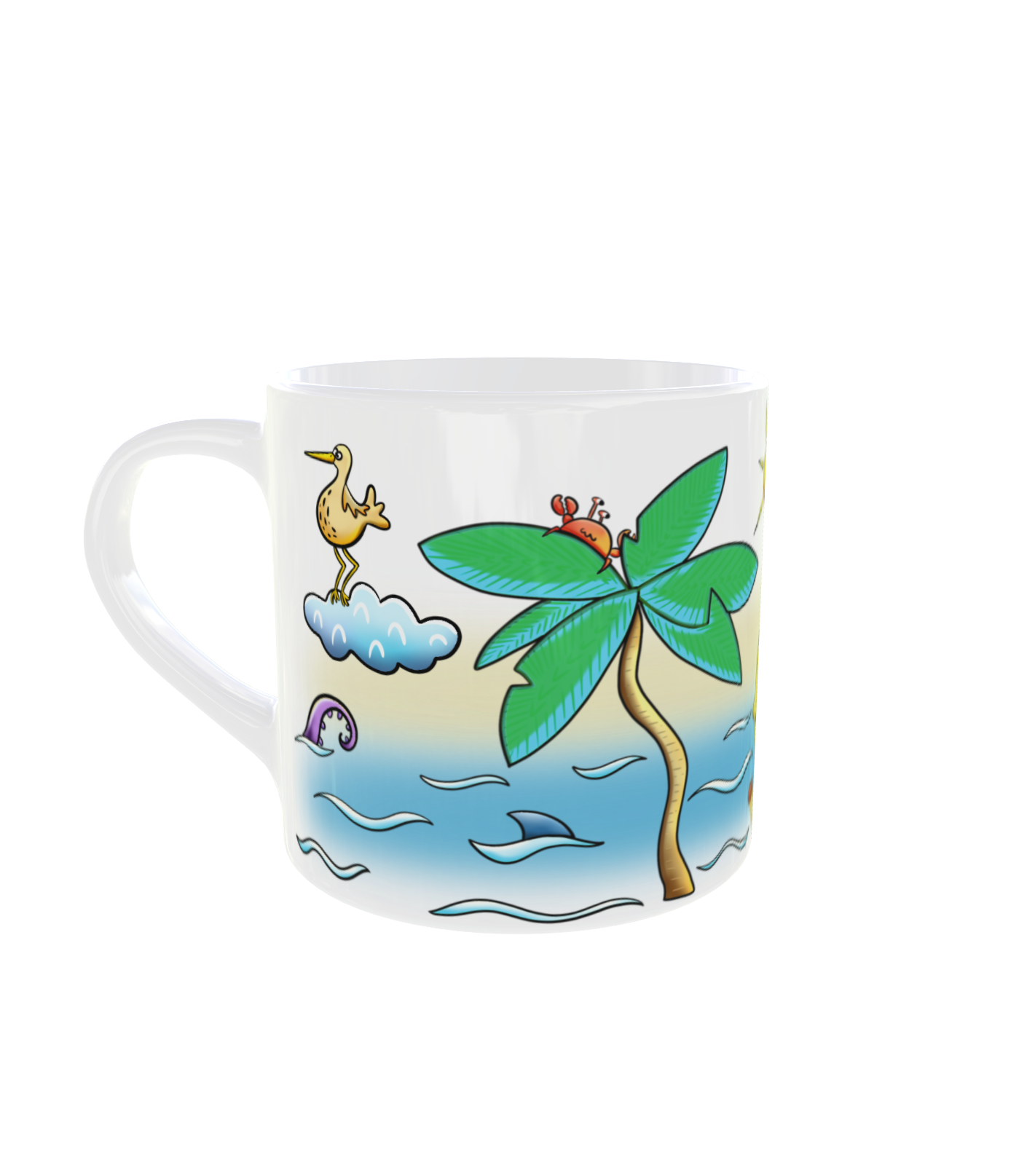 tasse T-rex gauche