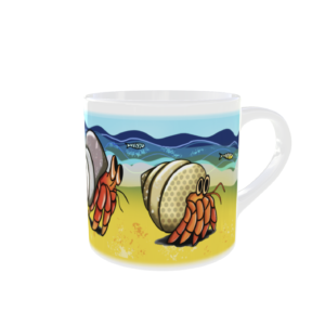 Tasse à café mini mug – Bernard l'hermite plage