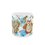 tasse hiboux peinture centre