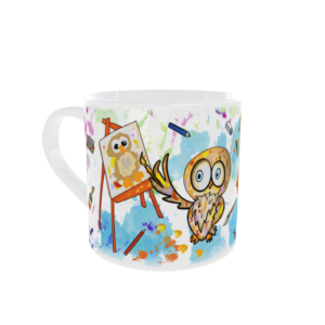 Tasse à café mini mug – Hibou chouette rigolo