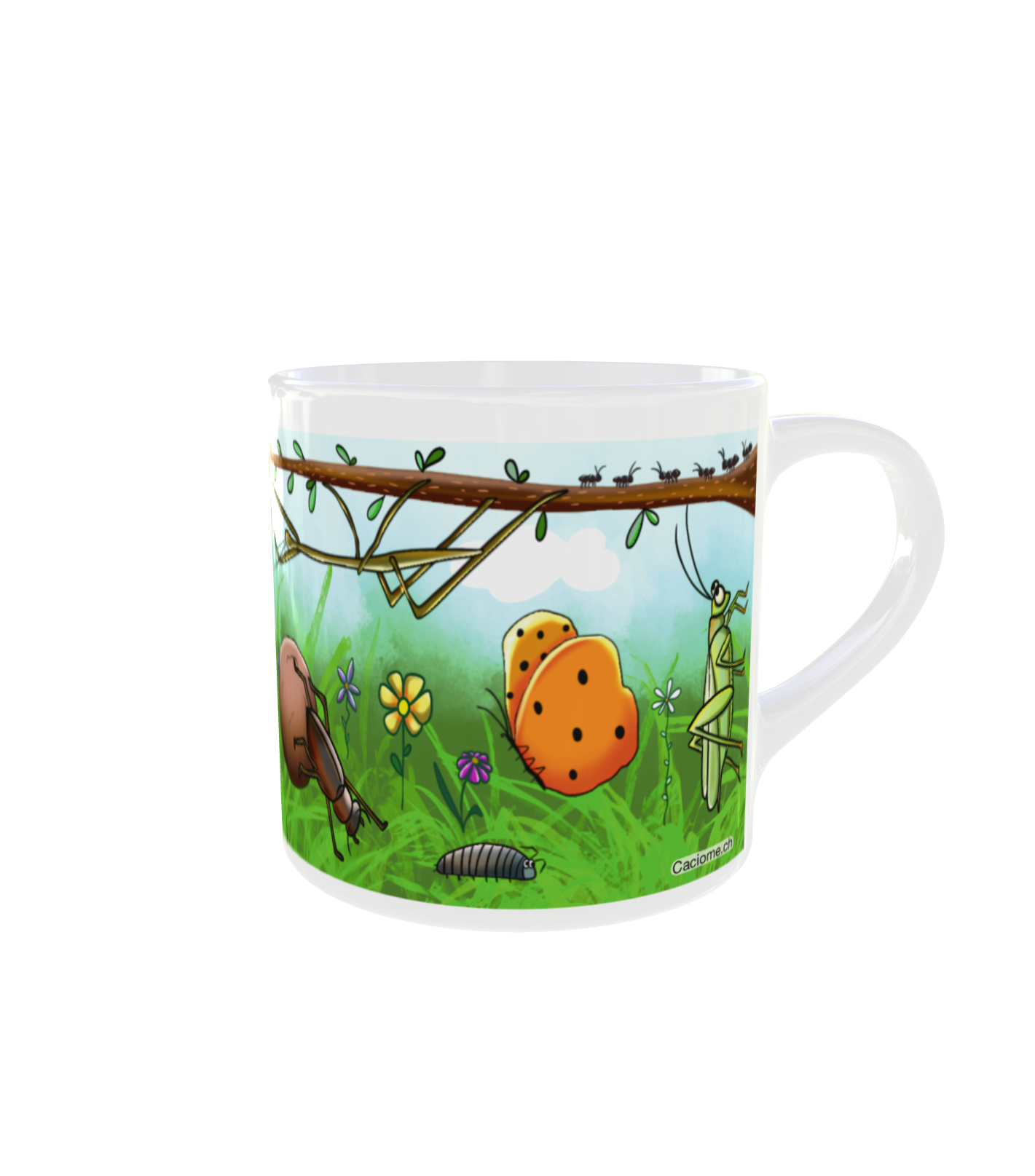 tasse insecte droite