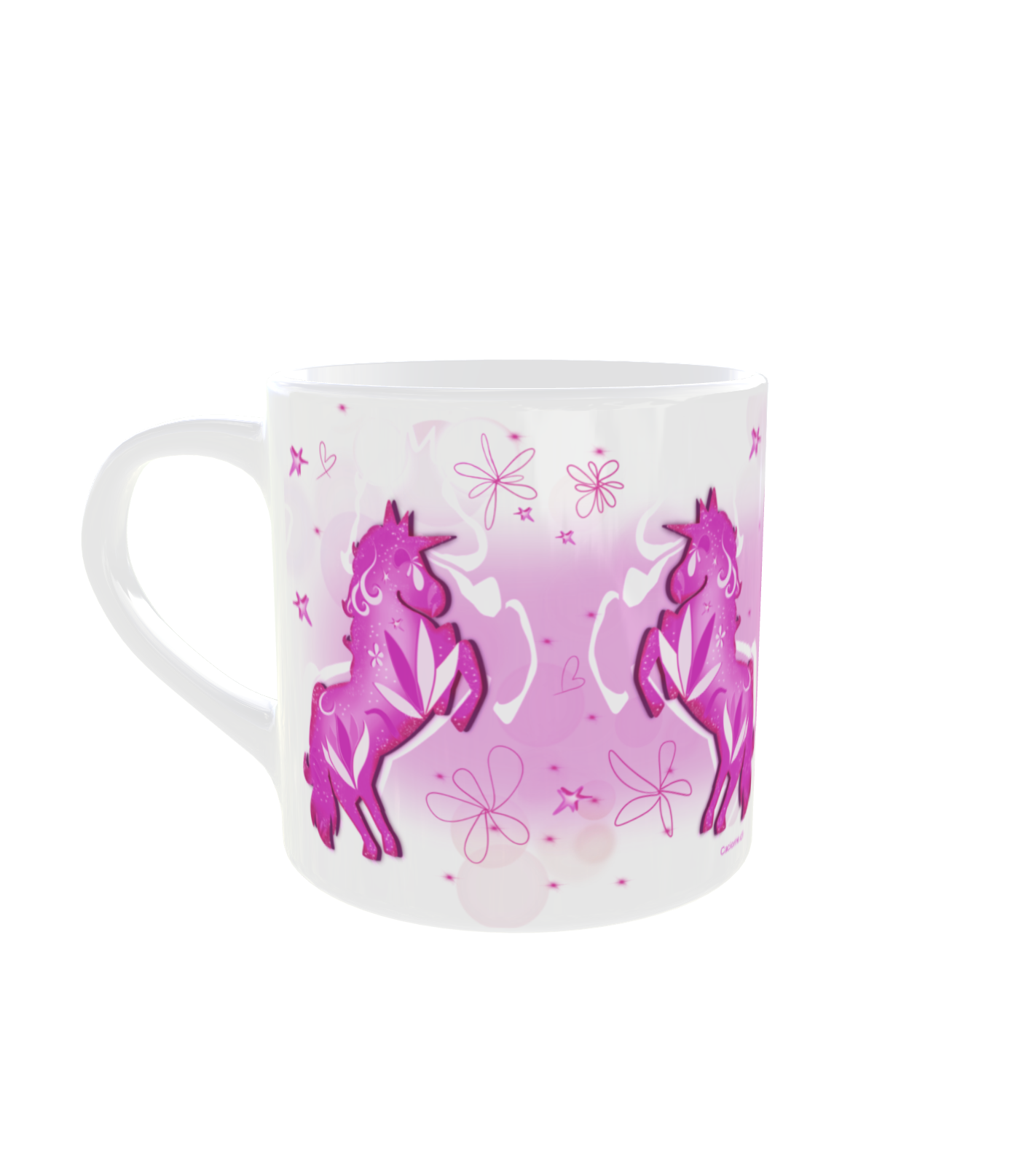 tasse licorne gauche