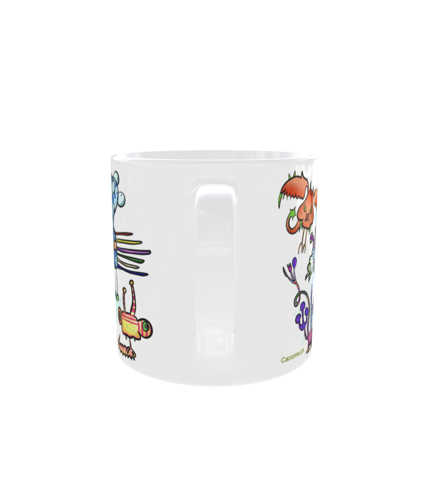 tasse monstre dos