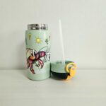 Gourde enfants Inox avec paille Mini – Bernard-l'Hermite Ninja drôle